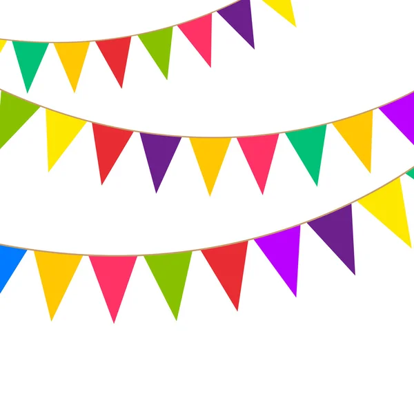 Party bunting — Stock Vector