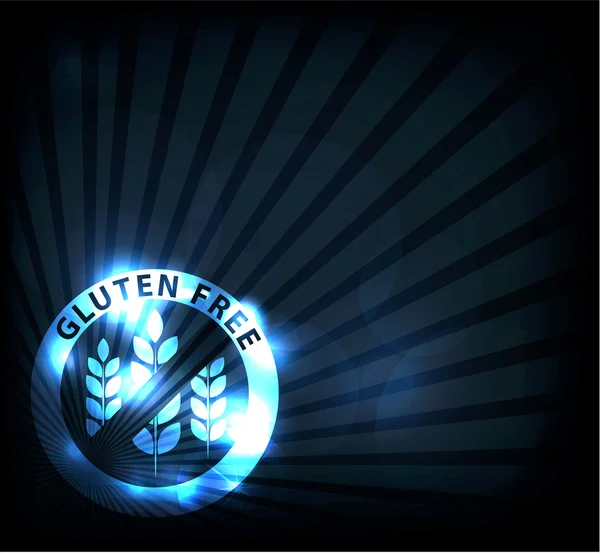 Glutenfreier Hintergrund — Stockvektor