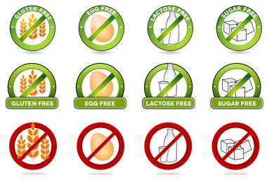 Ücretsiz Gluten, laktoz ücretsiz ve şeker, yumurta ücretsiz ücretsiz