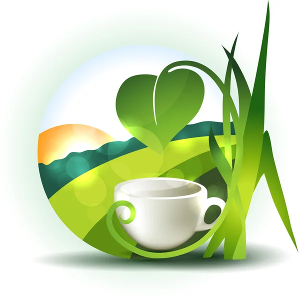 Tea fogalma — Stock Vector