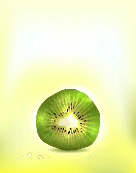 Kiwi ovoce pozadí — Stockový vektor