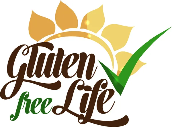 Gluten free message — Stock Vector