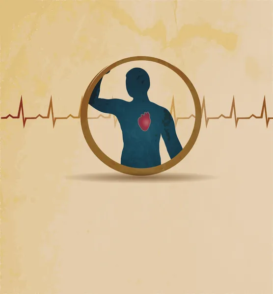 Électrocardiogramme — Image vectorielle