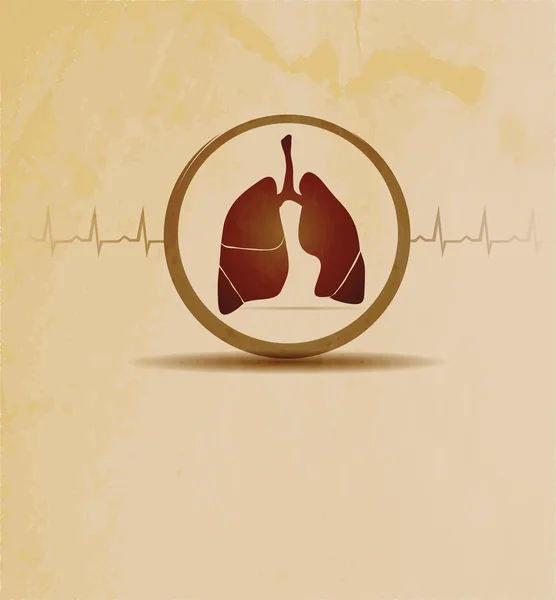 Pulmones — Vector de stock