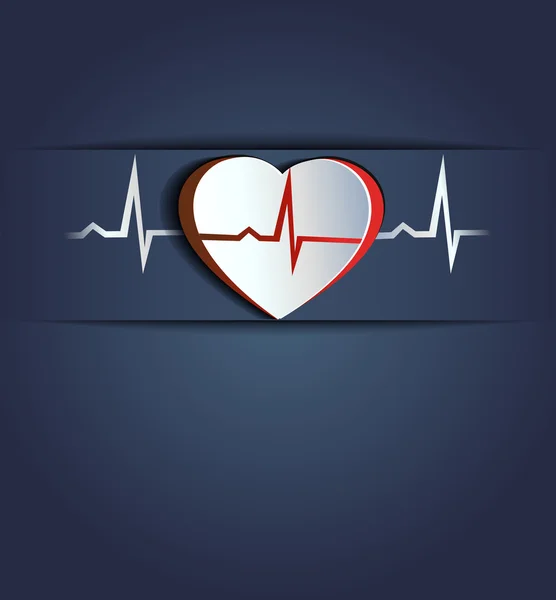 Elektrocardiogram — Stockvector