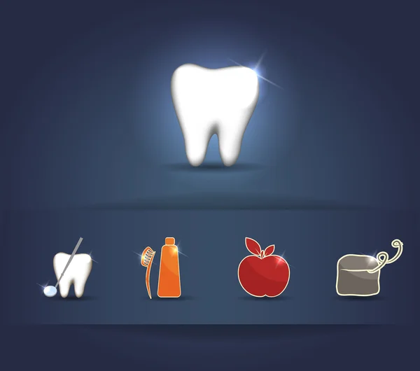 Cuidados dentários —  Vetores de Stock