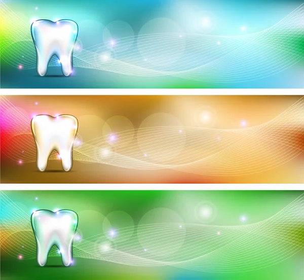 Dental banners — Stock Vector