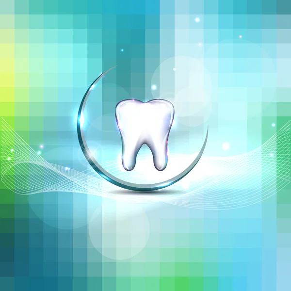 Zahnmedizinischer Hintergrund — Stockvektor