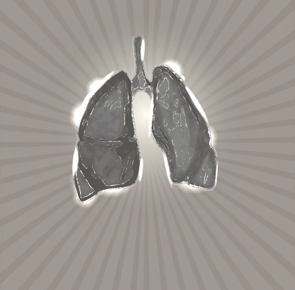 Pulmones — Vector de stock