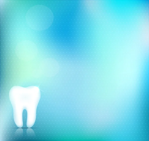 Zdrowych zębów białe tło projektu — Stok Vektör