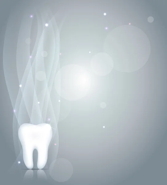 A fogak fogászat háttér — Stock Vector