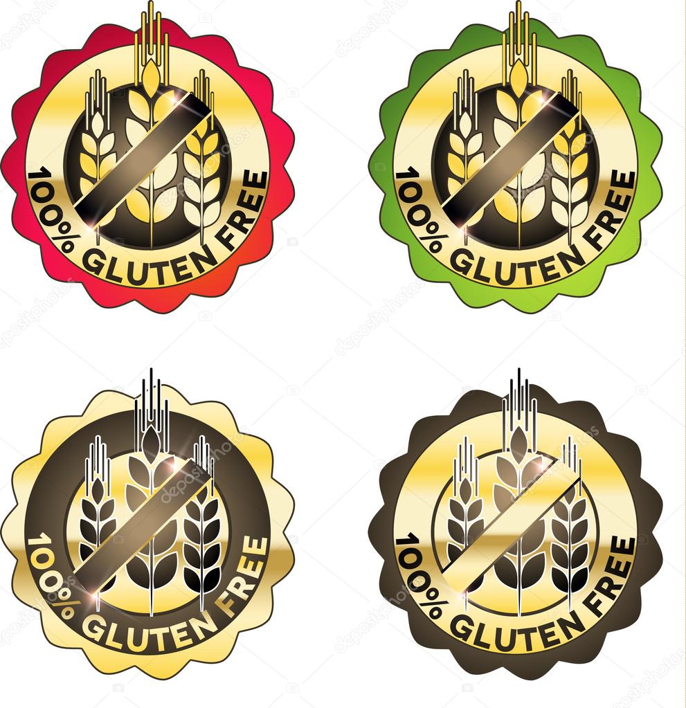 Luxury gluten free symbols Stock Vector Image by ©megija 45224835