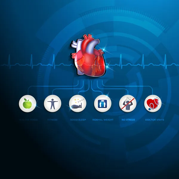 kalp sağlığı işaretleri bilgi grafiği yüksek tansiyon vitamin kompleksleri