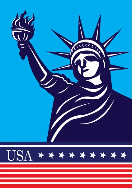 Amerikai szimbólum ikon — Stock Vector