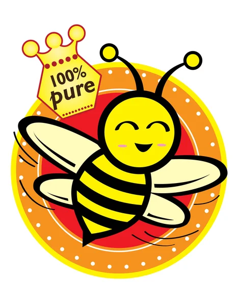 Μέλι & μέλισσα — Διανυσματικό Αρχείο