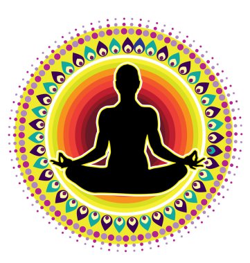 Yoga lotus simge