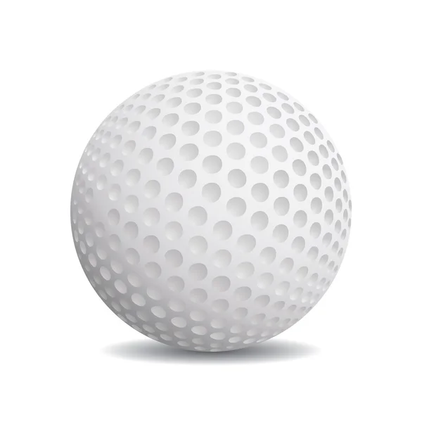 Realistic golf ball — Stock Vector