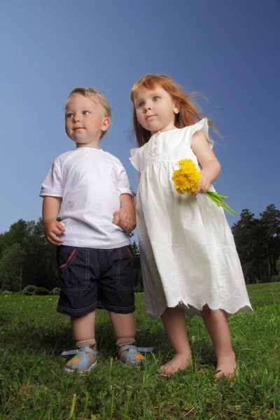 Baby friendship — Stock Photo, Image