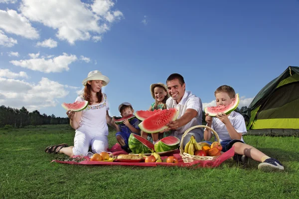 Picnic al aire libre — Foto de Stock