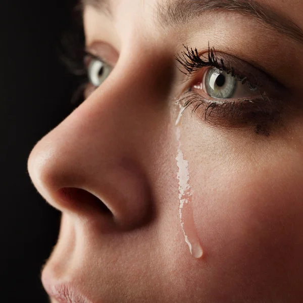 Schoonheid meisje huilen — Stockfoto