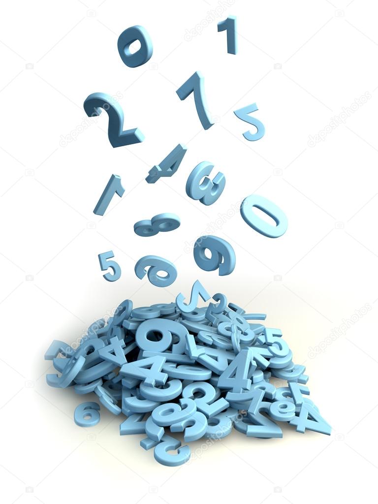 Stack of numbers