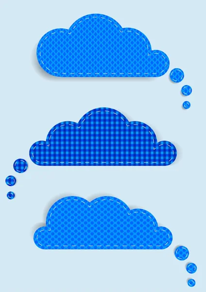 Set of clouds — Stock Vector