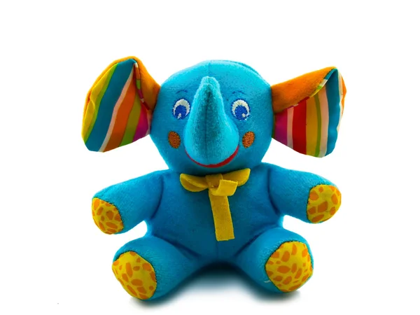 Elefante azul juguete — Foto de Stock