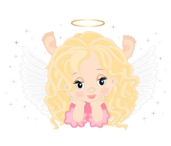 小さな天使 — ストックベクタ