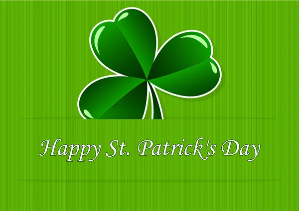 Greeting Card St. Patrick's Day — Stock vektor