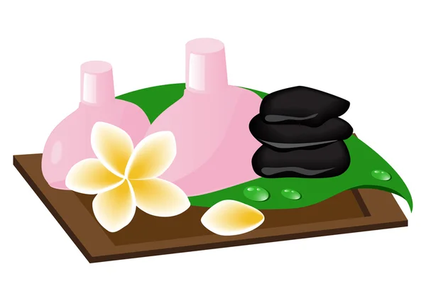 Set para Spa de procedimientos — Vector de stock