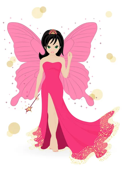 Magical fairy — Stock Vector