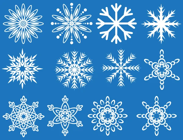 Snowflakes — Stock Vector