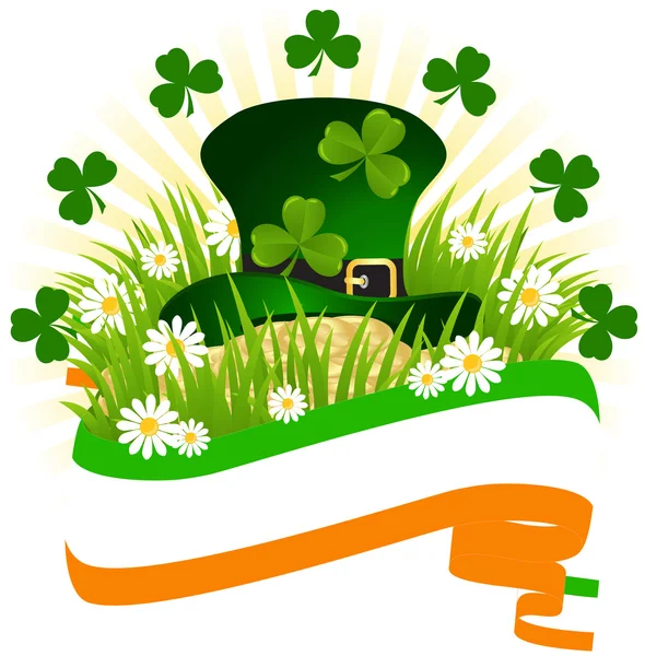 Χαιρετισμός κάρτα St. Patrick της ημέρας — Διανυσματικό Αρχείο