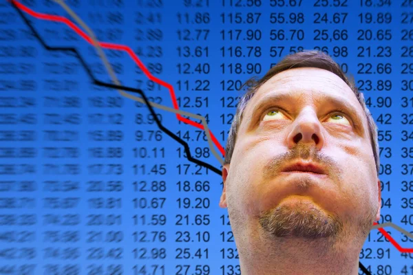 Big Stockk Market Crash — Stock Photo, Image