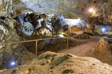 The Cave Nebelhhle (Mist Cave) in the near of Reutlingen, Germany