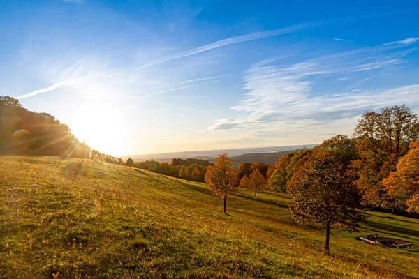 Swabian Alps Perto Cidade Kirchheim Teck Alemanha Imagem De Stock