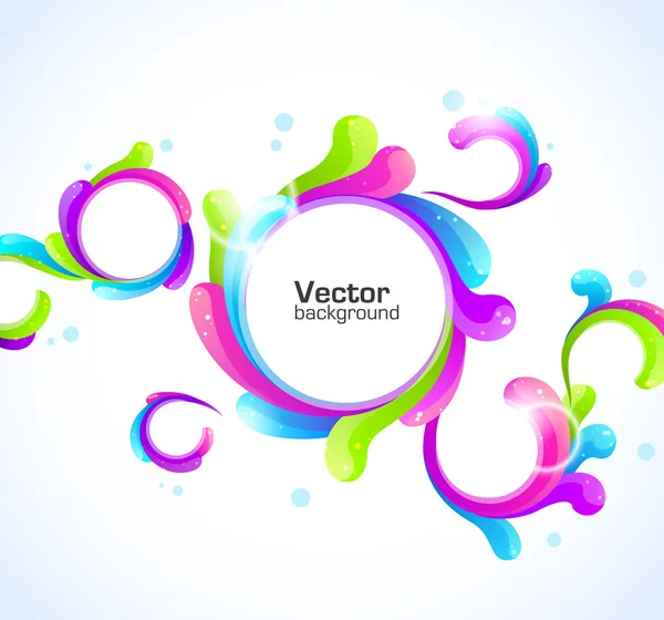 Colorful rounds background — Stock Vector