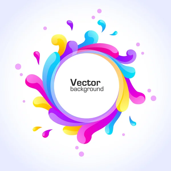 Colorful circle background — Stock Vector