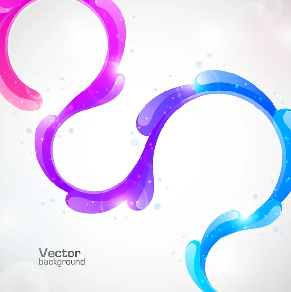Purple, blue wave background — Stock Vector