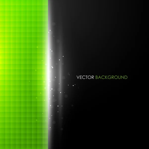 Abstraktní zelené vektorové pozadí — Stockový vektor