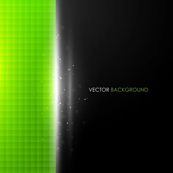 Fundo vetorial verde abstrato — Vetor de Stock