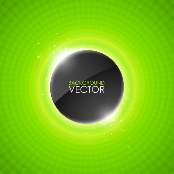 Abstraktní zelené vektorové pozadí — Stockový vektor