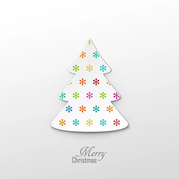 Tarjeta de felicitación de Navidad — Vector de stock