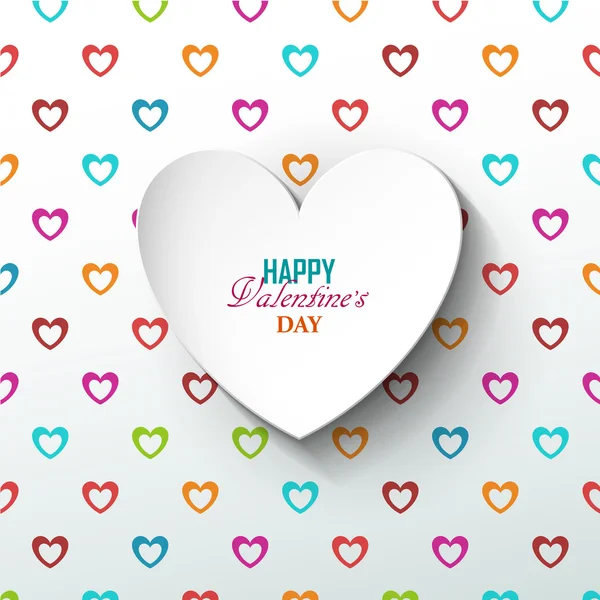 Bright Valentines day background — Stock Vector