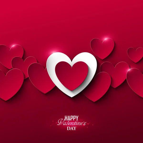 Fondo brillante día de San Valentín Ilustraciones de stock libres de derechos