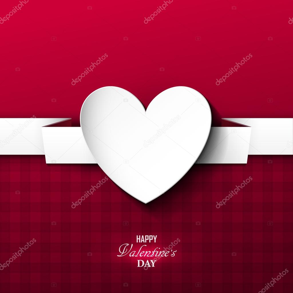 Bright Valentines day background