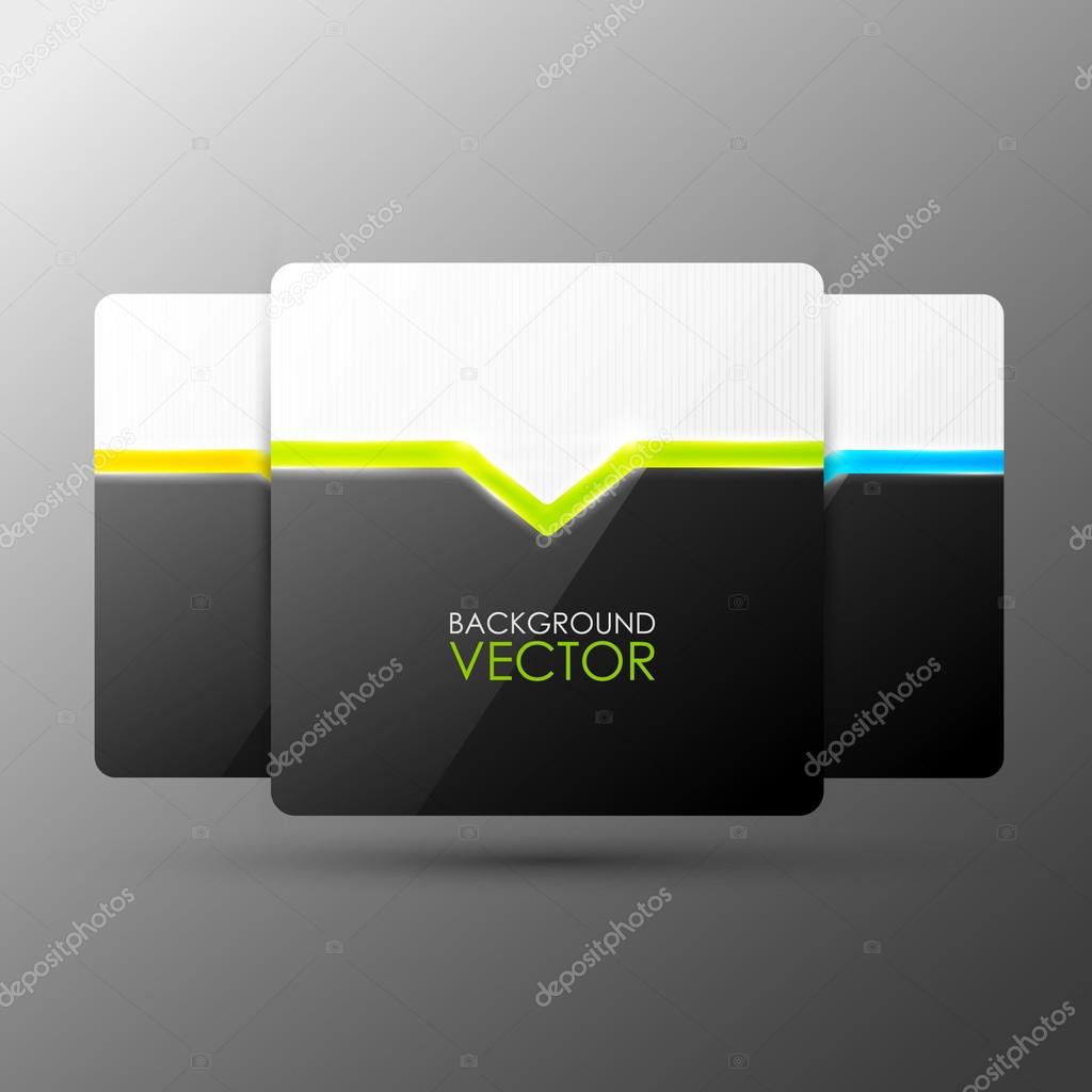 Set of vector banners