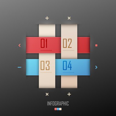Infographic şerit tasarımı
