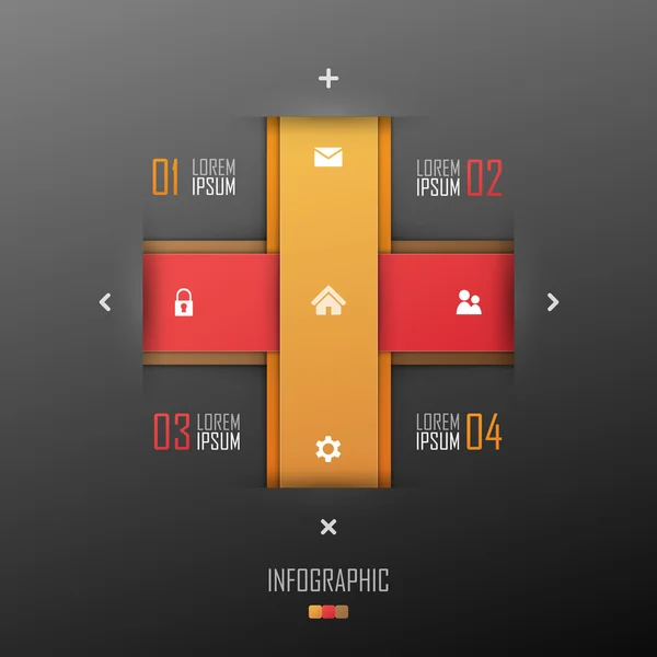 Desenho infográfico — Vetor de Stock