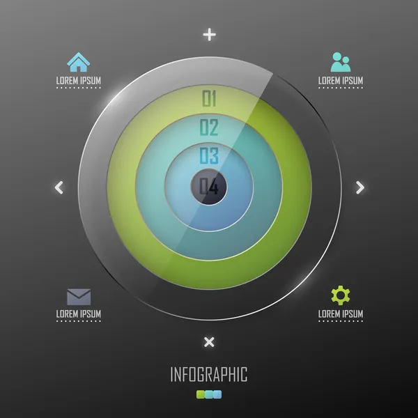 Diseño infográfico — Vector de stock